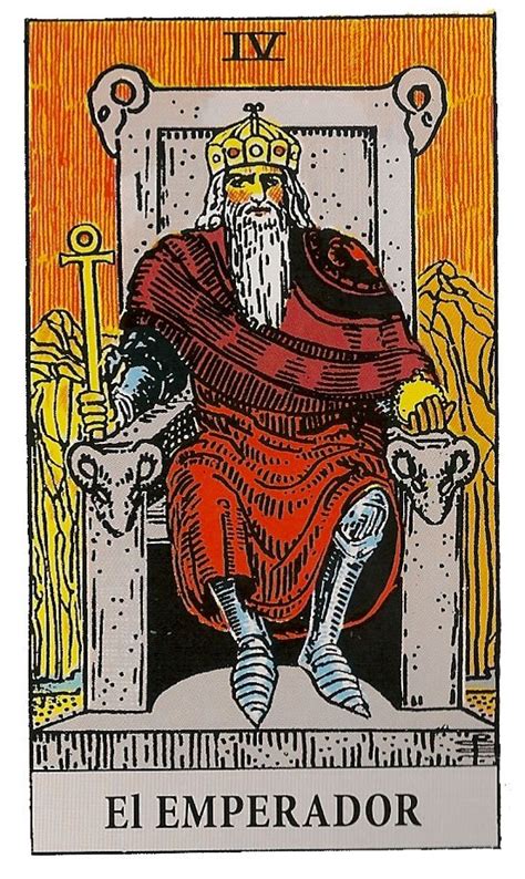 que significa el emperador en el tarot|4 EL EMPERADOR